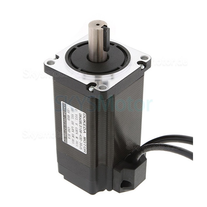 300W/400W 24V/48V Bürstenlose DC Motor OK60BLS108 95,55Ncm/127Ncm 3000U/min 3 Phasen